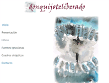 Tablet Screenshot of donquijoteliberado.com